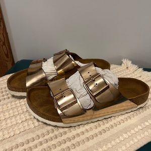 Rose gold Birkenstock size 38 EU size 7 US